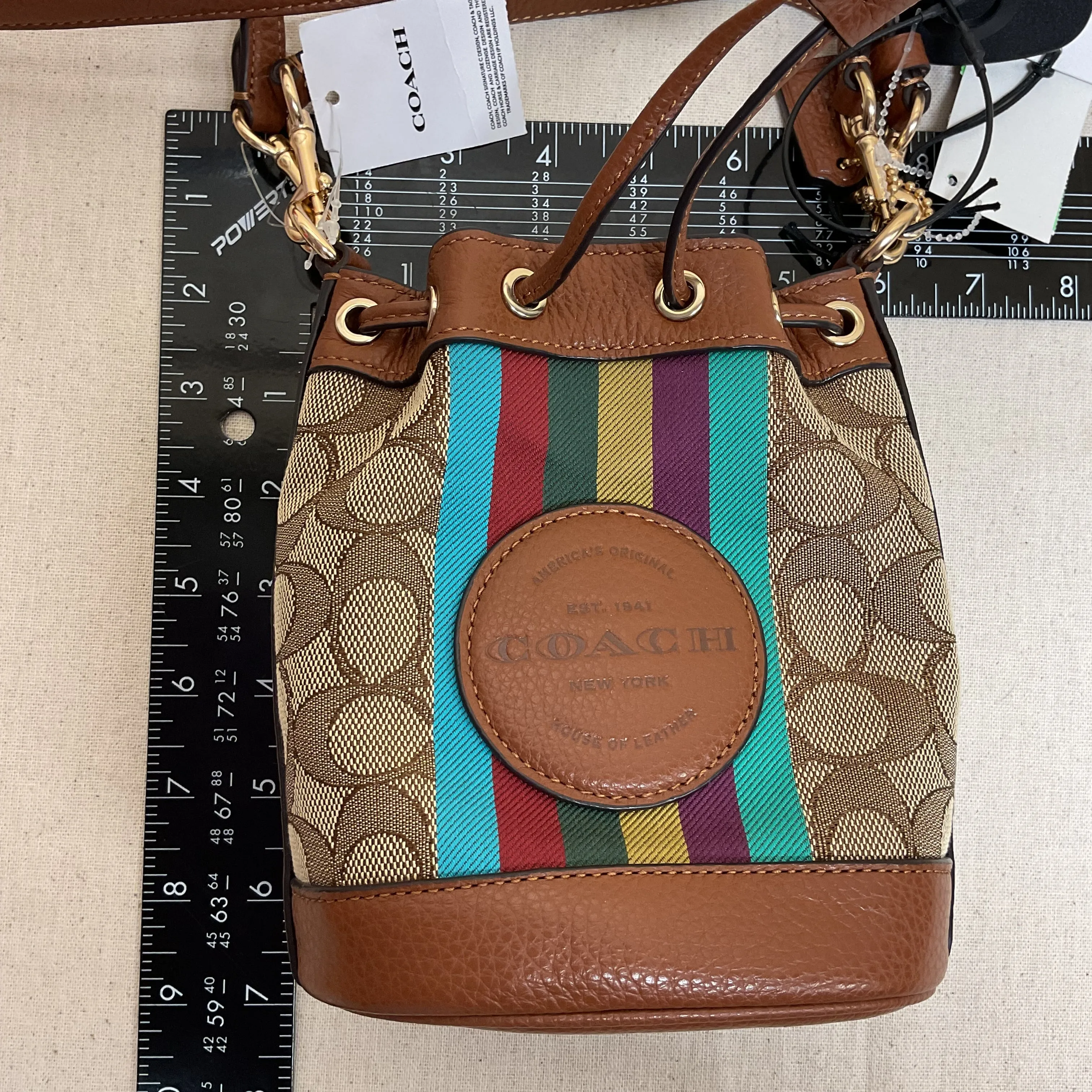 Coach Bags Crossbody Designer By Coach In Brown, Size:Small