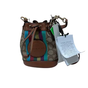 Coach Bags Crossbody Designer By Coach In Brown, Size:Small