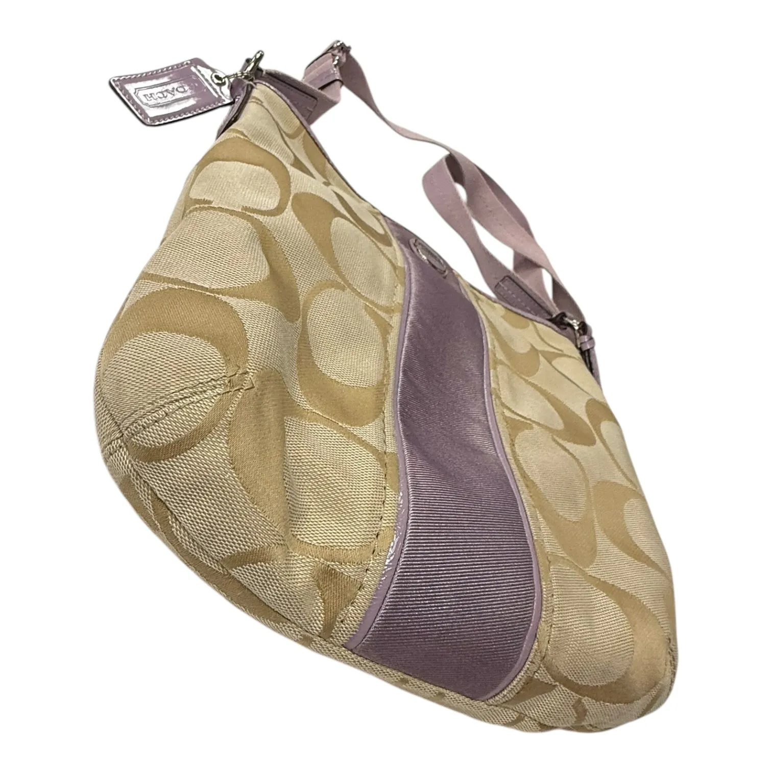 Coach Bags Crossbody Designer By Coach In Purple & Tan, Size:Medium