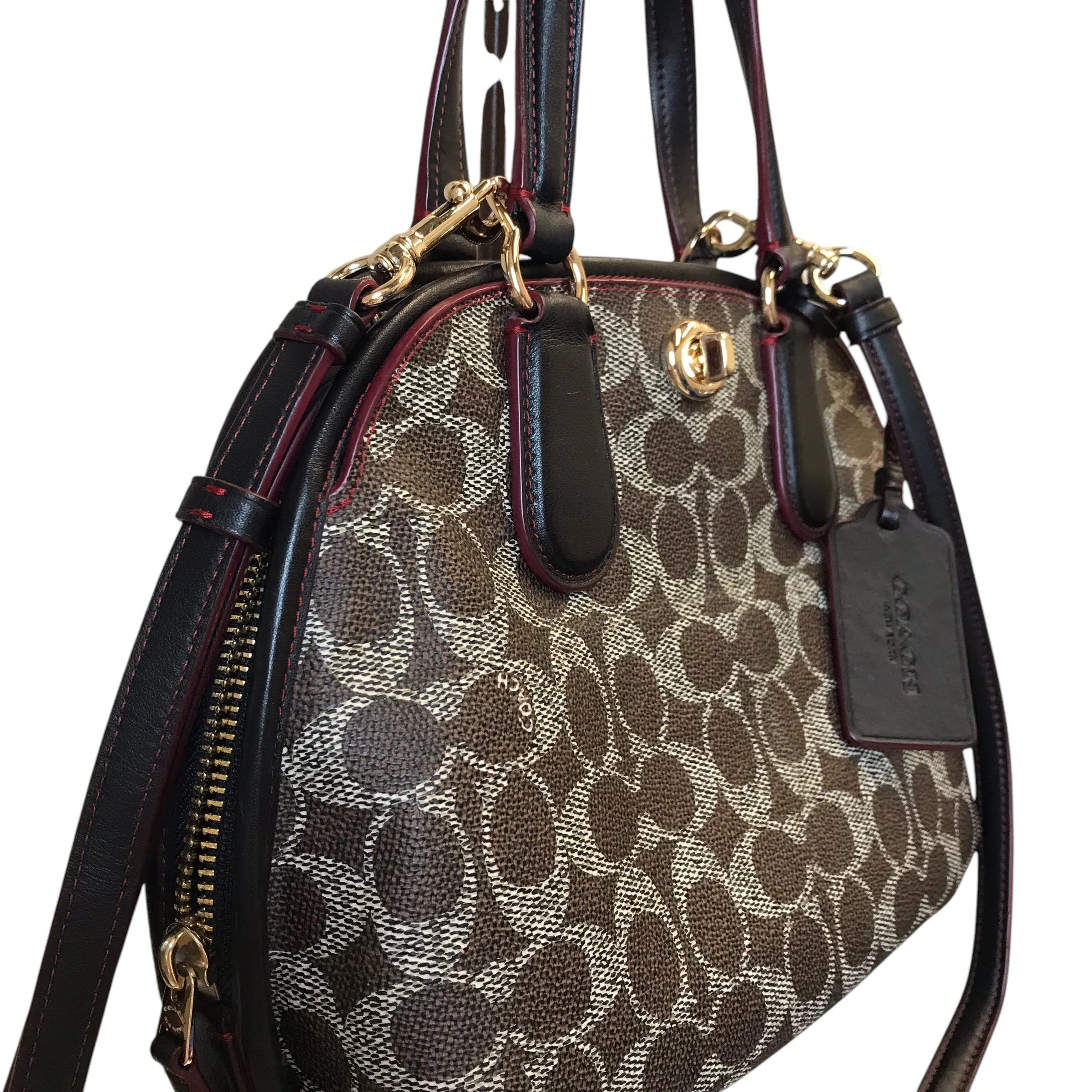 Coach Bags Handbag Designer By Coach In Brown, Size:Medium