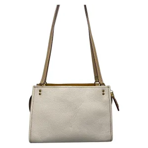 Coach Bags Handbag Designer By Coach In Tan & White, Size:Medium
