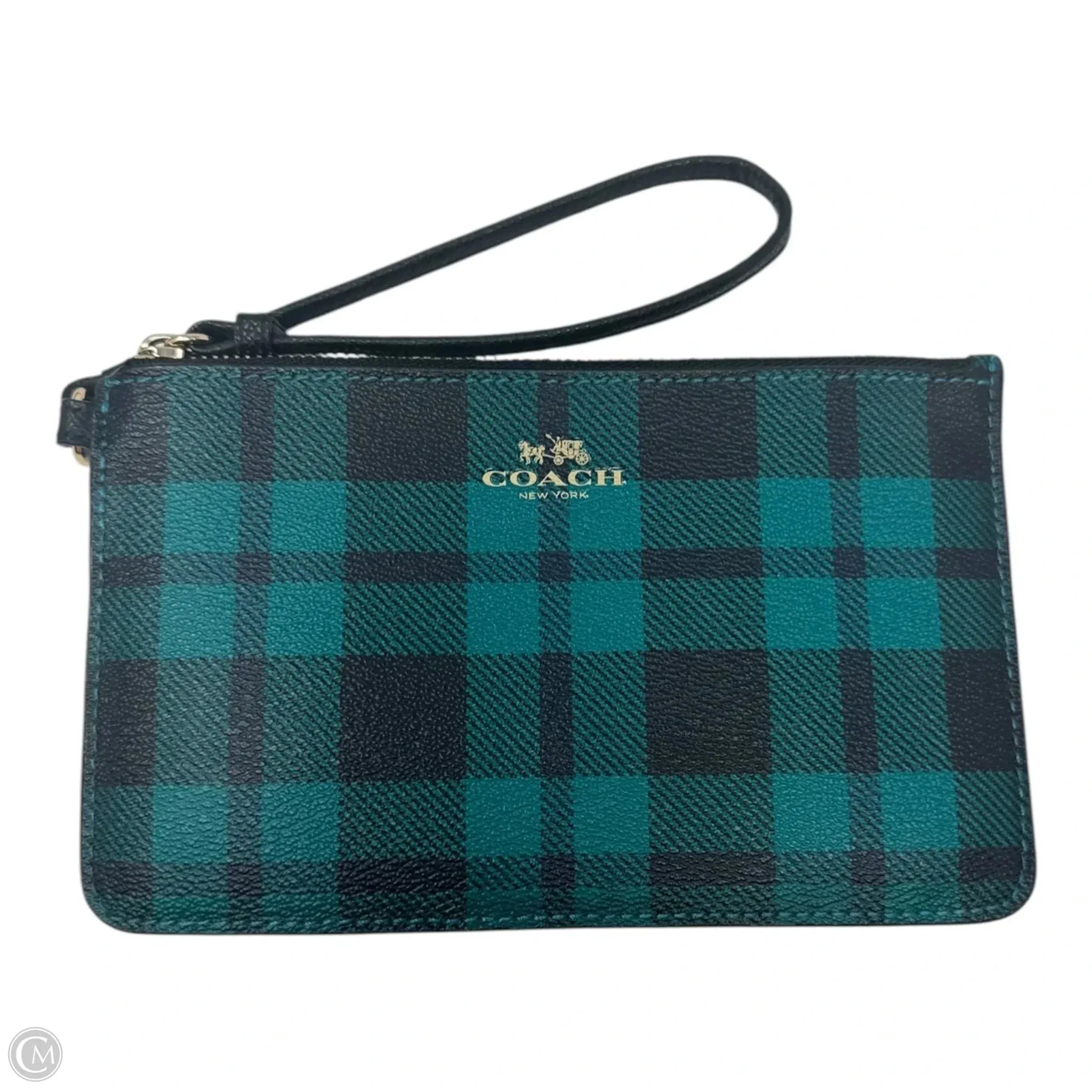 Coach Bags Tartan Wristlet Designer By Coach, Size: Small