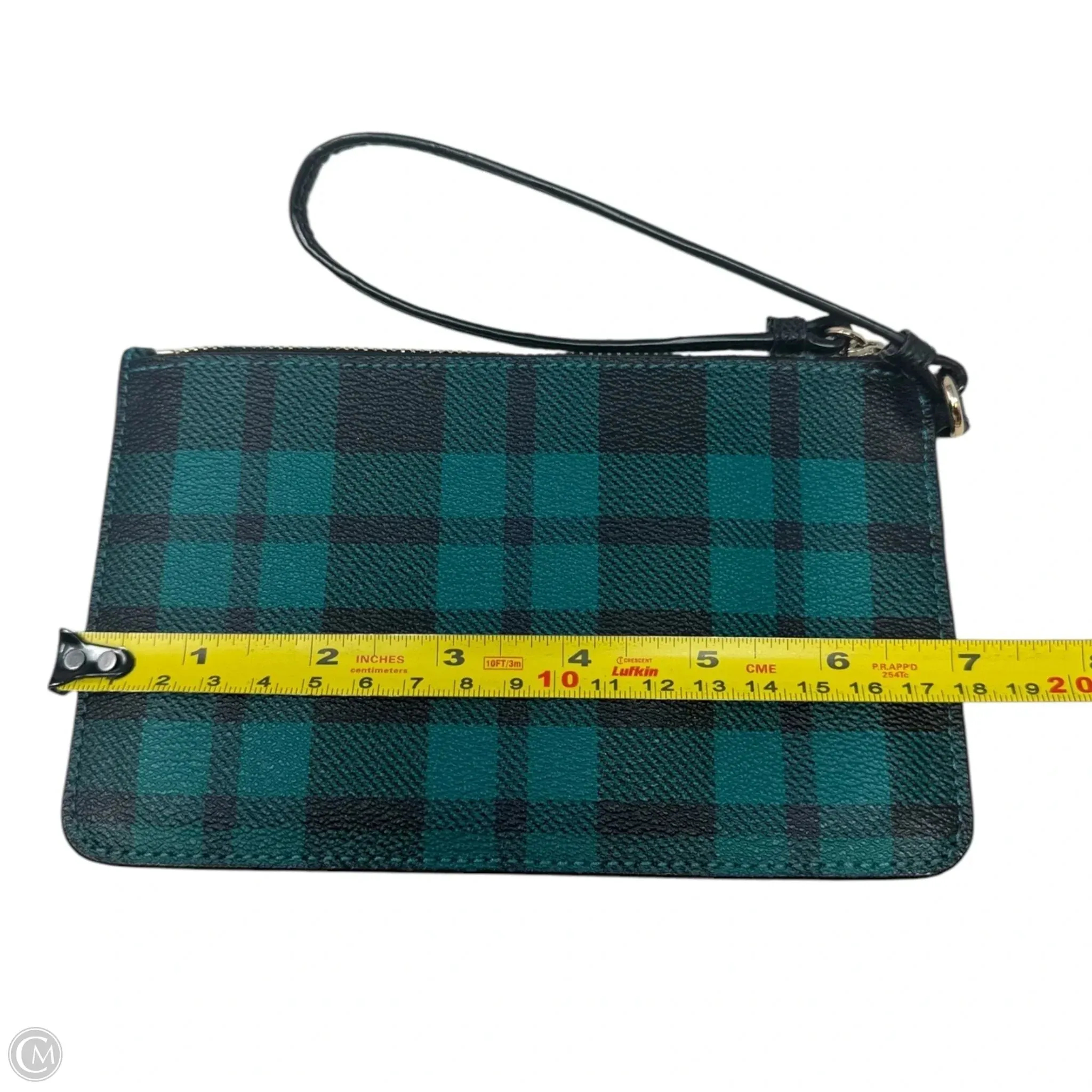Coach Bags Tartan Wristlet Designer By Coach, Size: Small