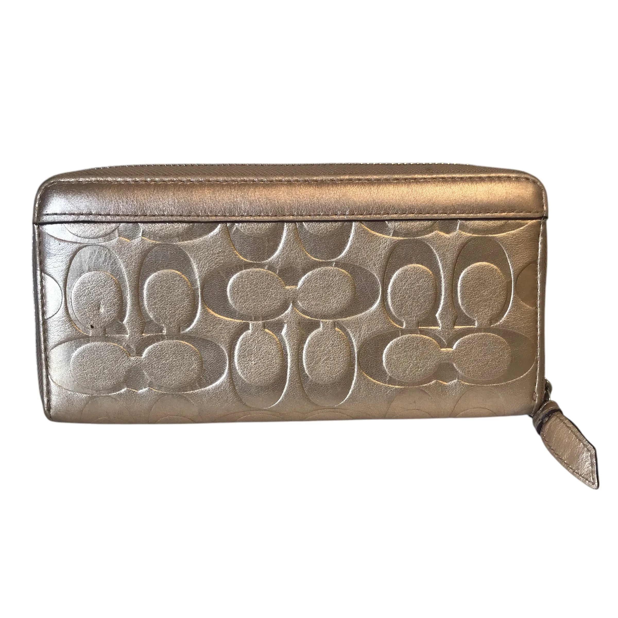 Coach Bags Wallet Designer By Coach In Gold, Size:Small