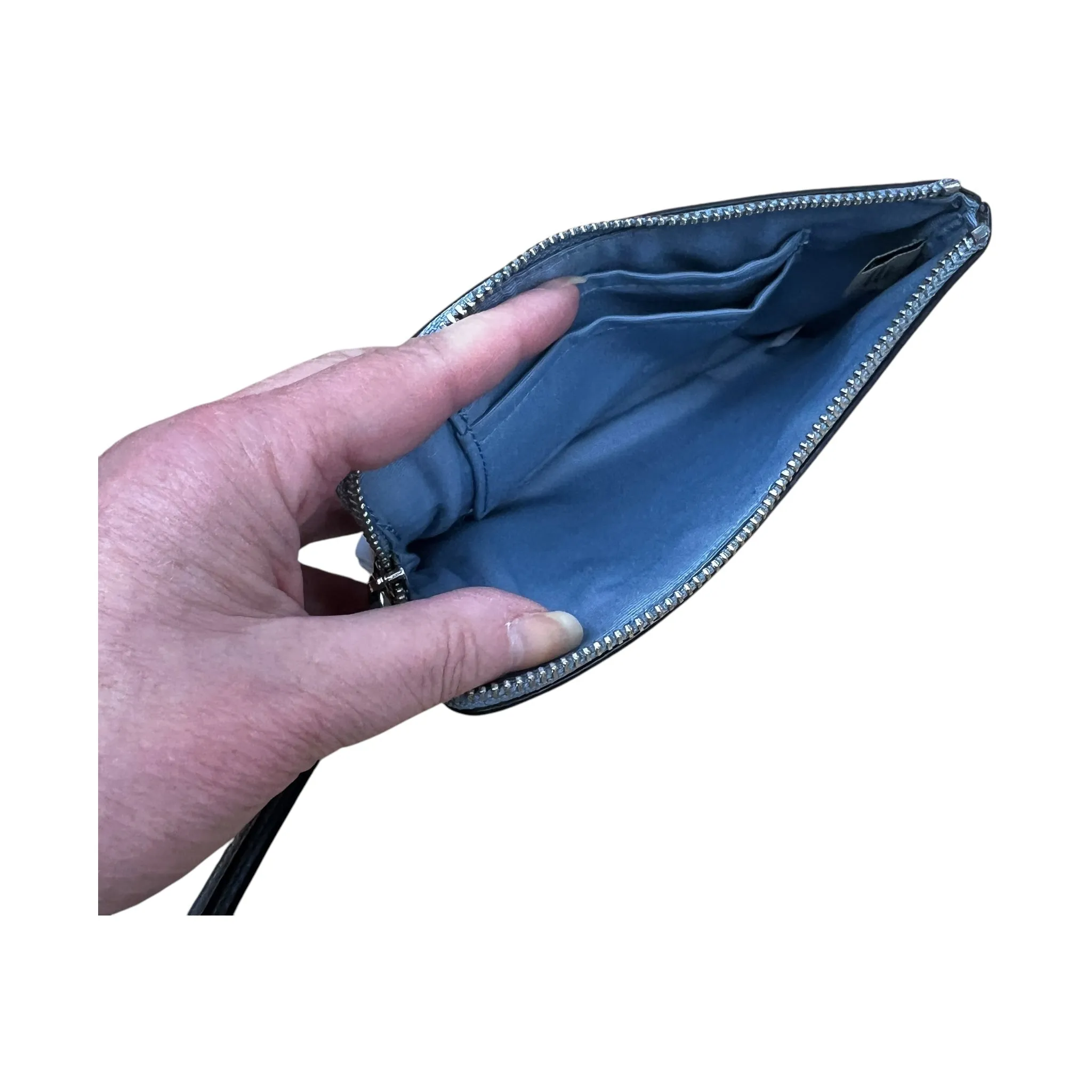 Coach Bags Wristlet Designer By Coach In Blue, Size:Small