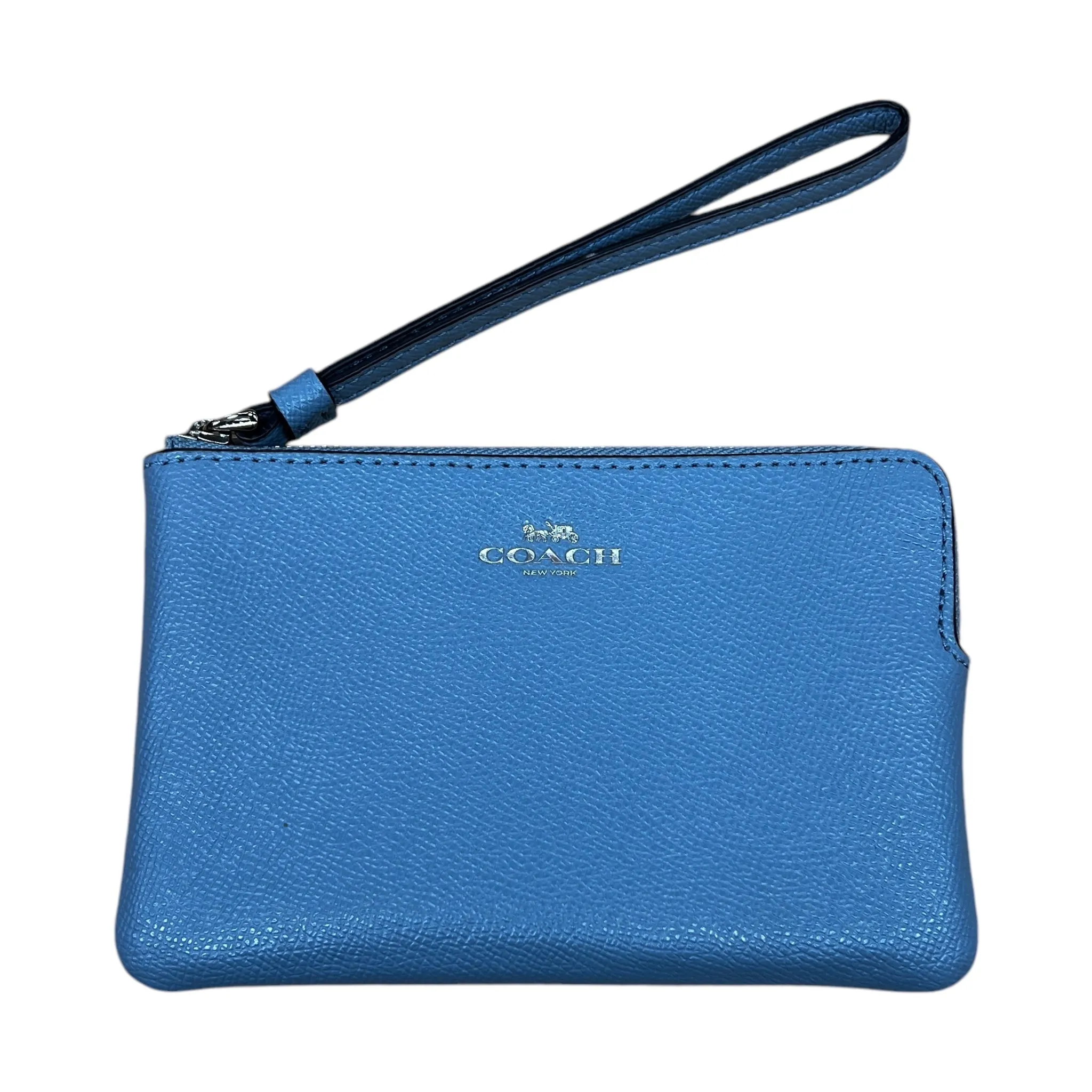 Coach Bags Wristlet Designer By Coach In Blue, Size:Small