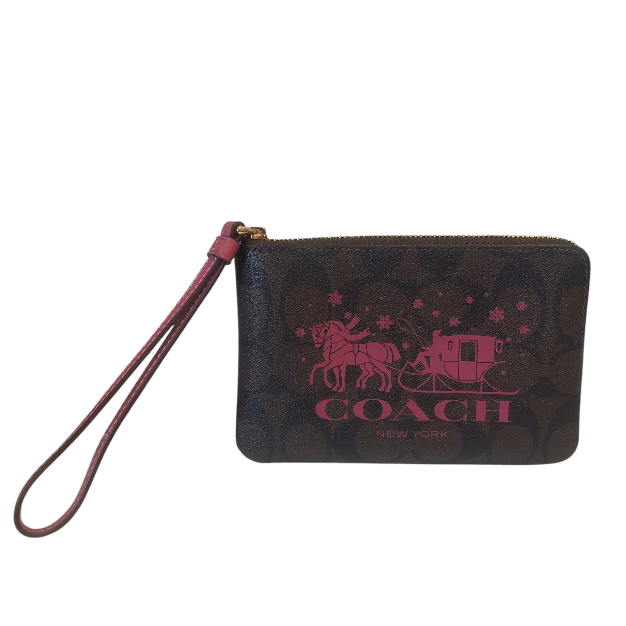 Coach Bags Wristlet Designer By Coach In Bronze, Size:Small