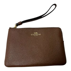 Coach Bags Wristlet Designer By Coach In Brown, Size:Medium