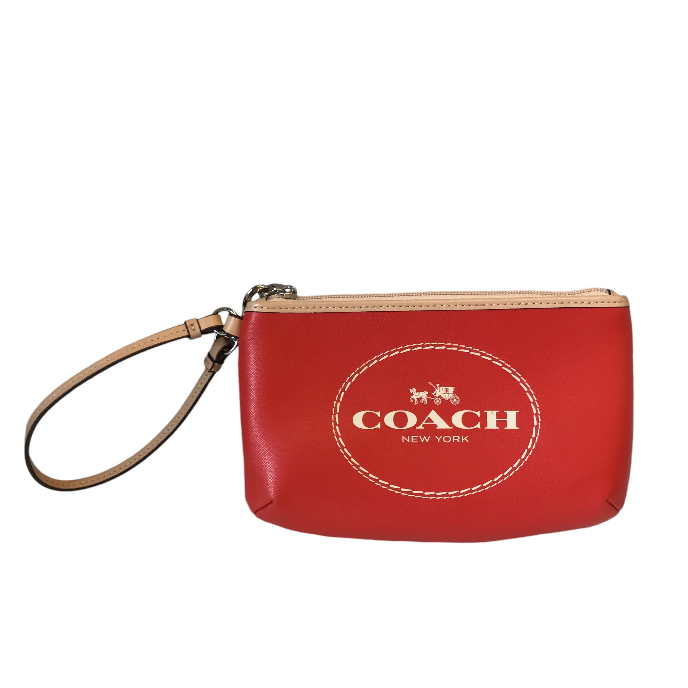 Coach Bags Wristlet Designer By Coach In Orange, Size:Small