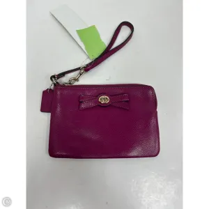 Coach Bags Wristlet Designer By Coach, Size: Small