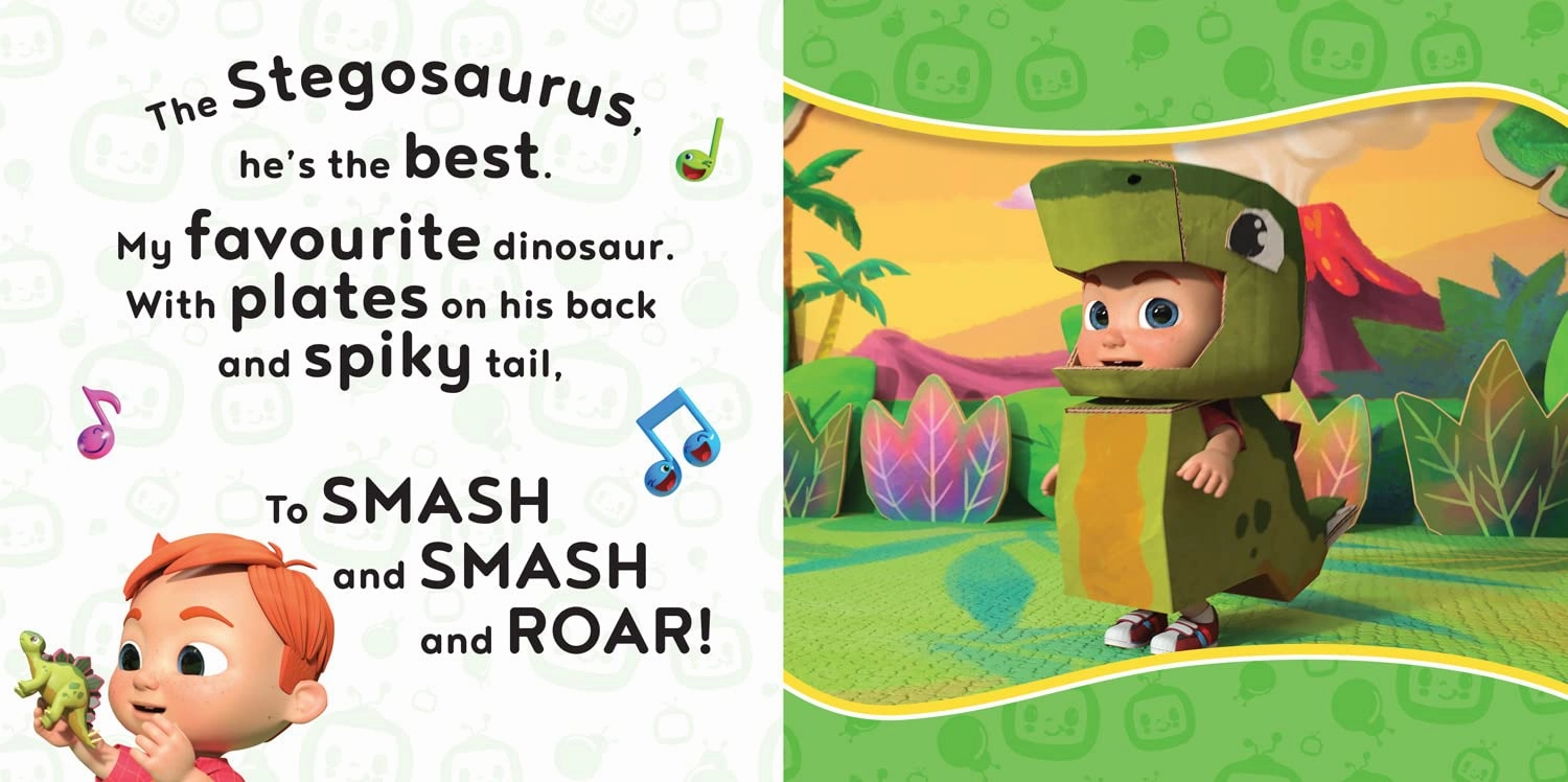 CoComelon Sing Song: DINOSAUR SONG Board Book for Ages 18 months Above