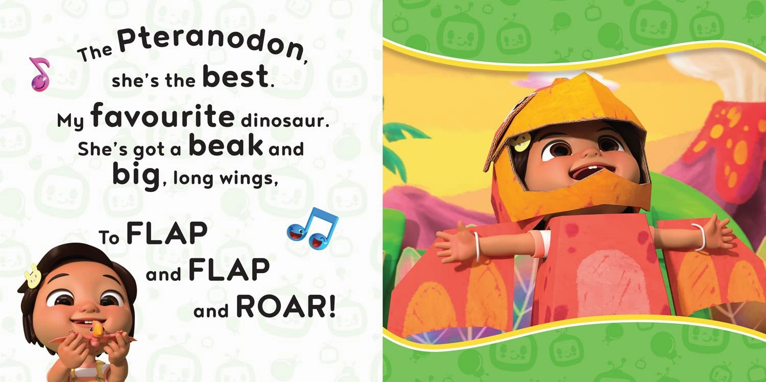 CoComelon Sing Song: DINOSAUR SONG Board Book for Ages 18 months Above