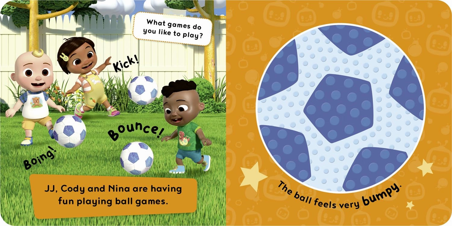 CoComelon Touch and Feel book Picture Book for Ages 18 months Above