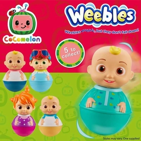 Cocomelon Weebles Figure in Assorted Designs (SINGLE) for Age 18M & Up