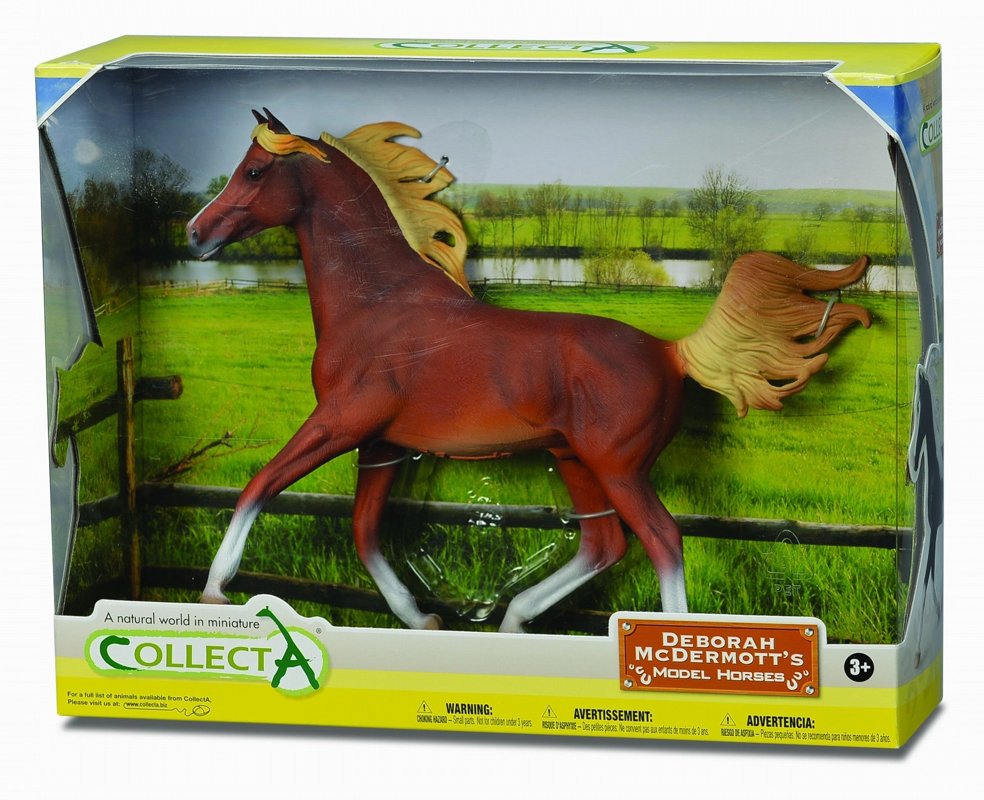 Collecta Arabian Stallion Chestnut 1:12 Figure