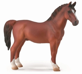 Collecta Hackney Stallion Chestnut (Grey)