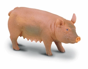 Collecta Sow Figure (Red)