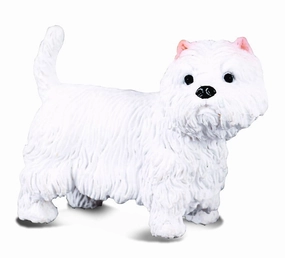 Collecta West Highland White Terrier Figure (Red)