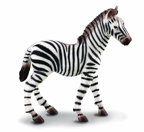 Collecta Zebra Foal Figure (Red)