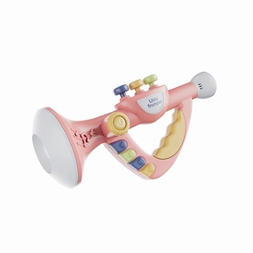 Contixo Little Trumpet Toy in Pink, Sensory Musical Toddler Toy for 18  Months