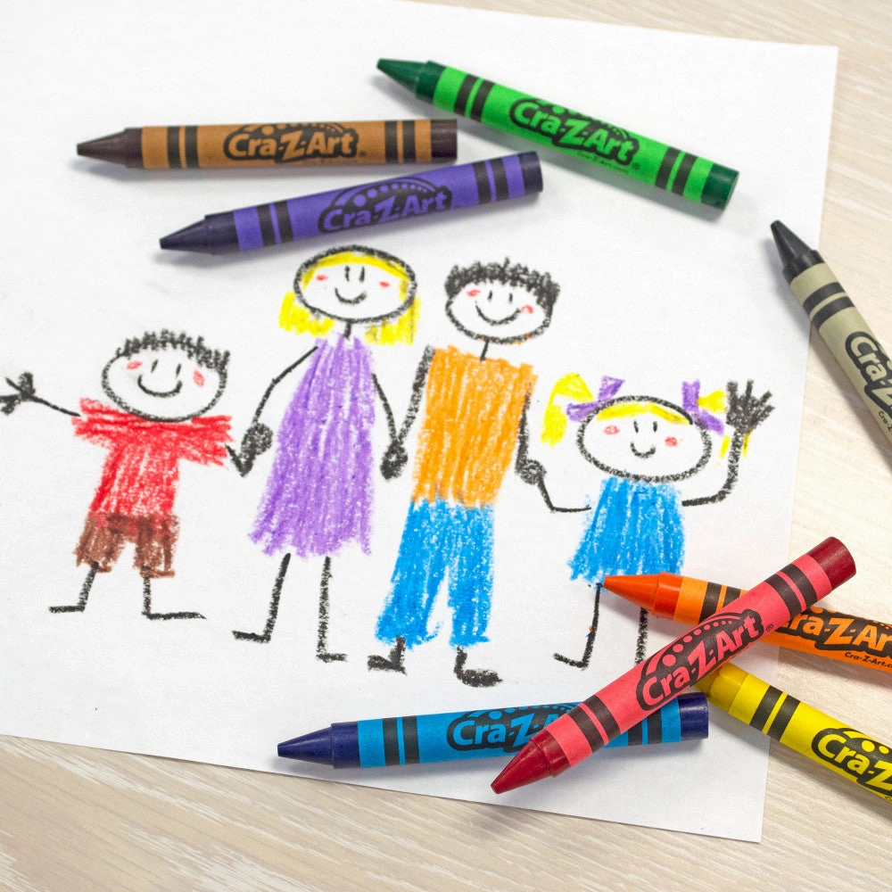 Cra-Z-Art Jumbo Crayons Classroom Pack - 400 Count, 8 Vibrant Colors
