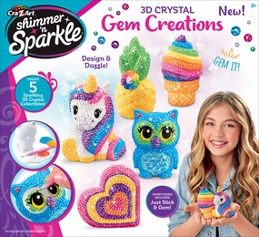 Cra-Z-Art Shimmer 'N Sparkle 3D Crystal Gem Creations