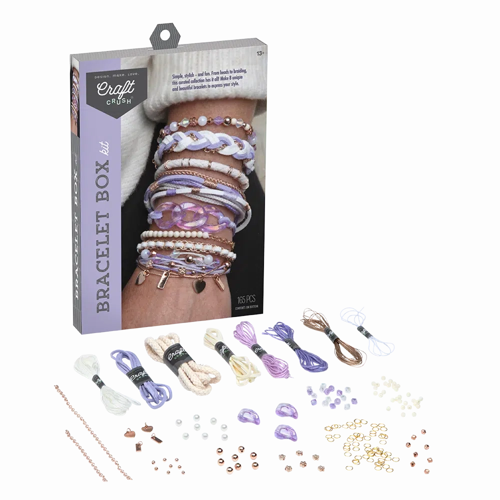 Craft Crush Bracelet Box: Lilac