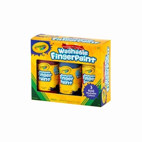 Crayola 3ct Washable Fingerpaints