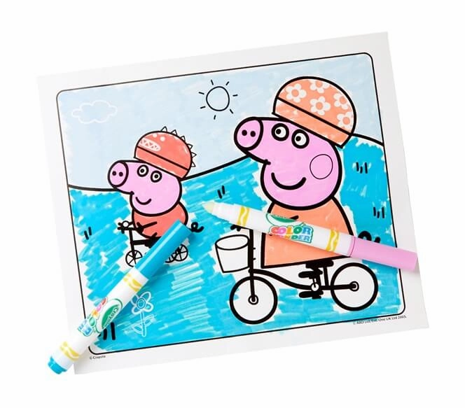Crayola Colour Wonder Peppa Pig Mess Free Colouring Book for Ages 3 