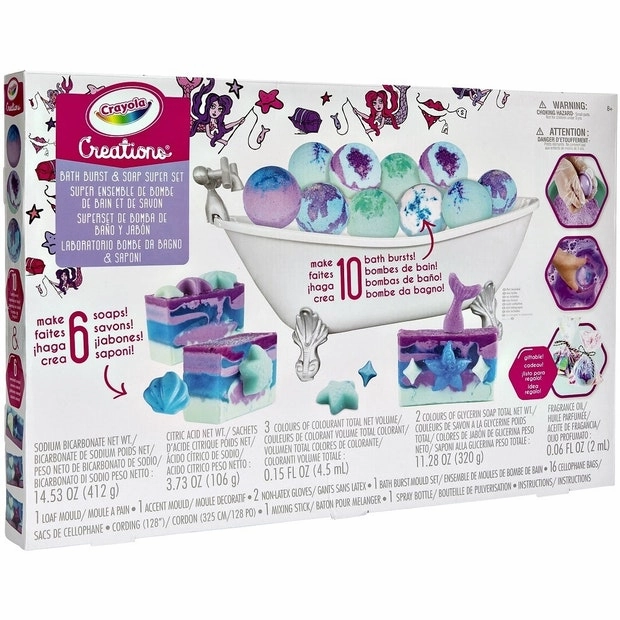 CRAYOLA CREATIONS BATH BURST & SOAP SUPER SET