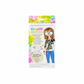 Crayola Creations Sticker By Number Fashion Set
