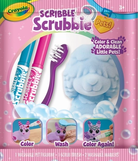 Crayola Scribble Scrubbie 1ct Pastel Pets Single Packs In Srt