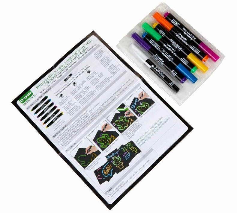 Crayola Signature Neon Light Effects Markers