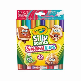 Crayola Silly Scents Smash Ups Dual Ended Markers 10 Pack