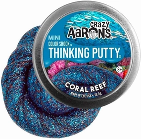 Crazy Aaron's Mini Colour Shock Coral Reef Thinking Putty for Ages 3 