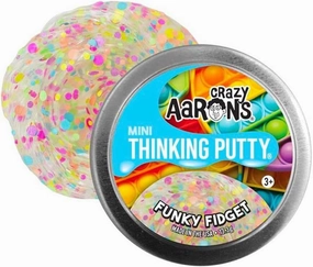 Crazy Aaron's Mini Tin Funky Fidget Thinking Putty for Ages 3 and Up