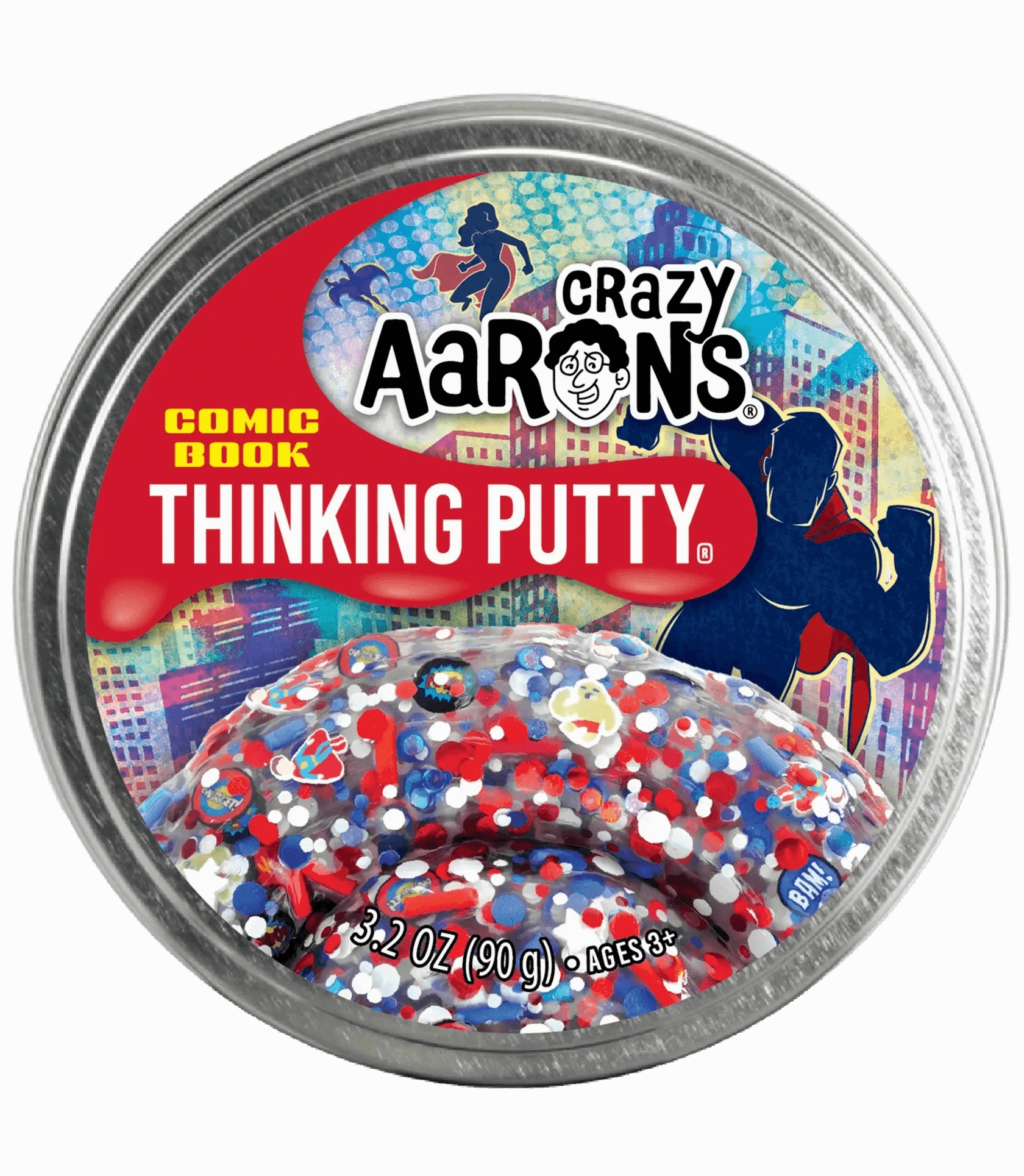 Crazy Aaron's Trendsetters Comic Book Thinking Putty for Ages 3 and Up