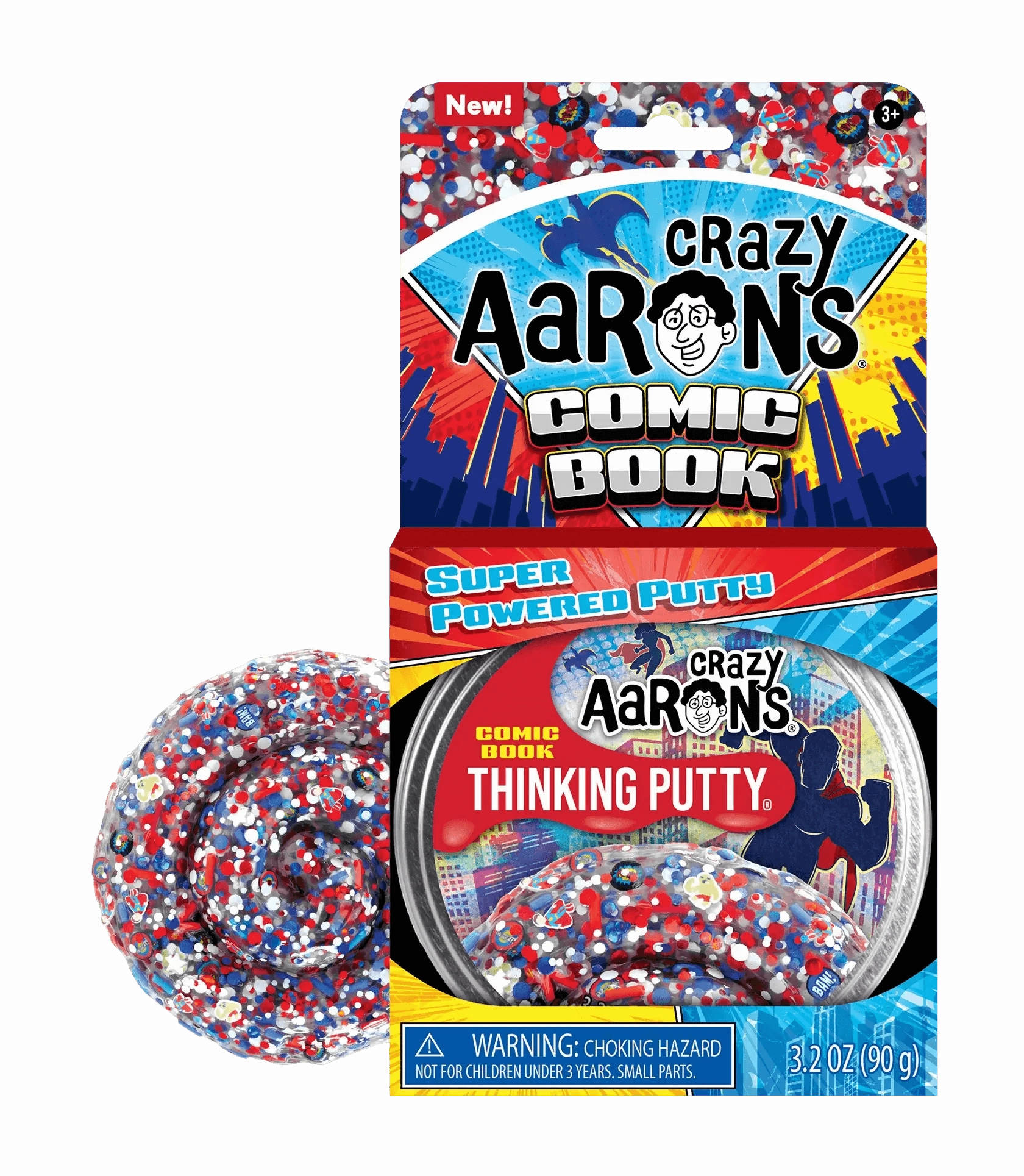 Crazy Aaron's Trendsetters Comic Book Thinking Putty for Ages 3 and Up