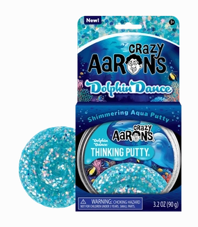 Crazy Aaron's Trendsetters Dolphin Dance Thinking Putty for Age 3 & Up