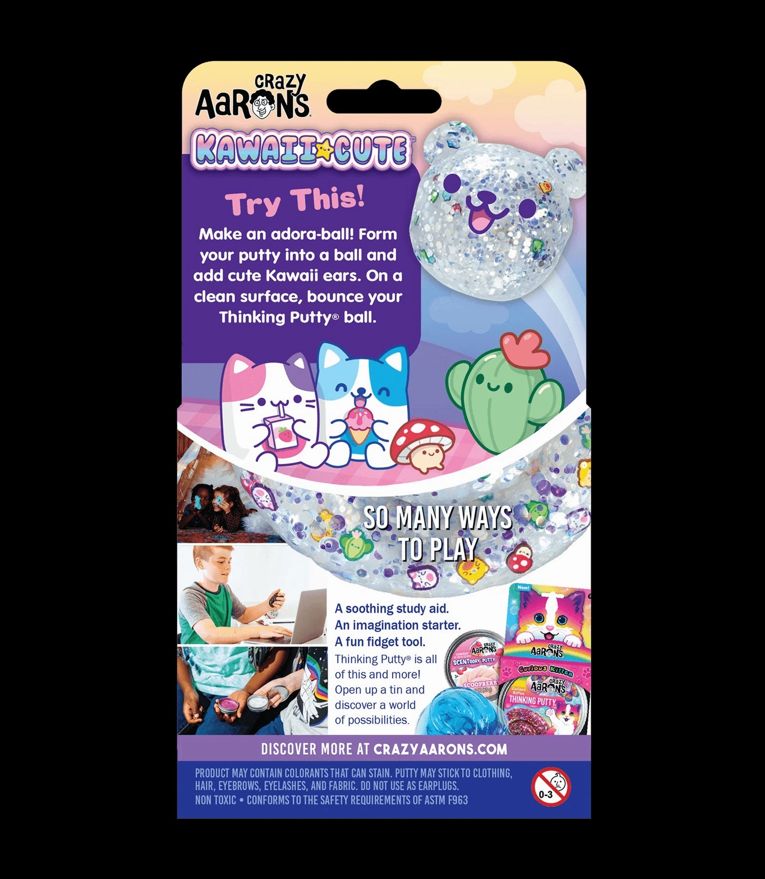 Crazy Aaron's Trendsetters Kawaii Cute Thinking Putty for Ages 3 & Up