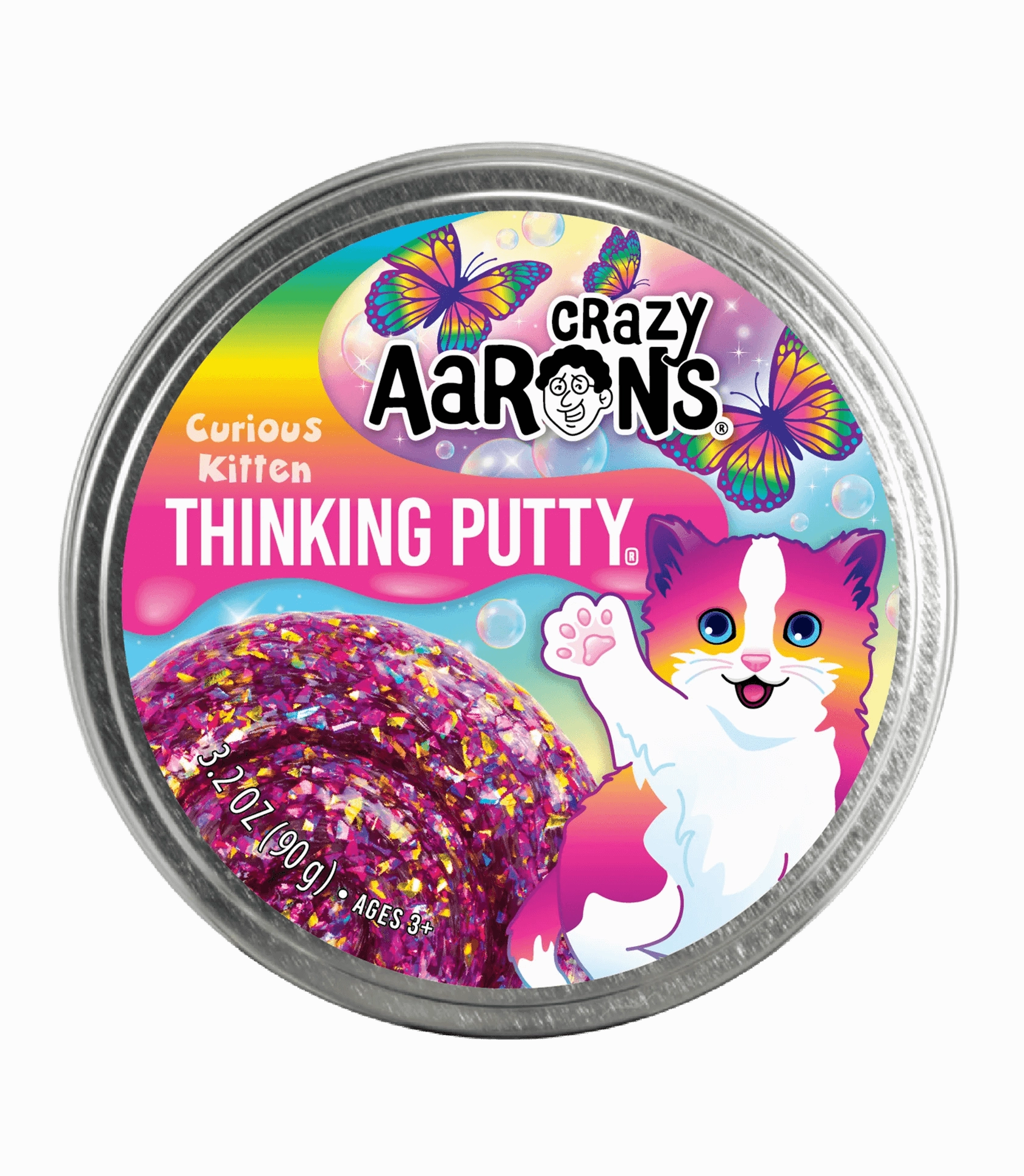 Crazy Aaron's Trendsetters Putty Pets Curious Kitten Putty for Ages 3 