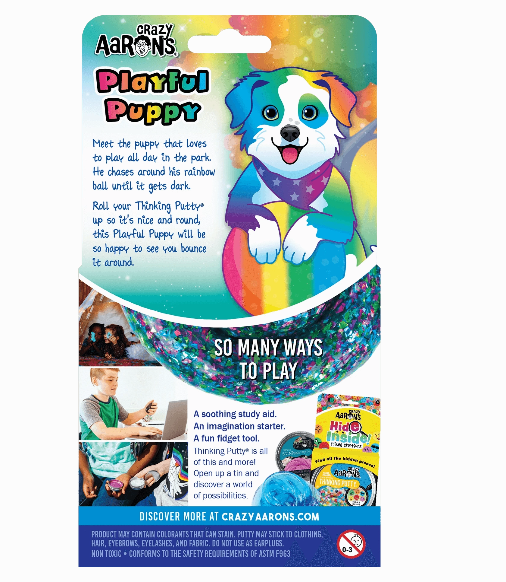 Crazy Aaron's Trendsetters Putty Pets Playful Puppy Putty for Ages 3 