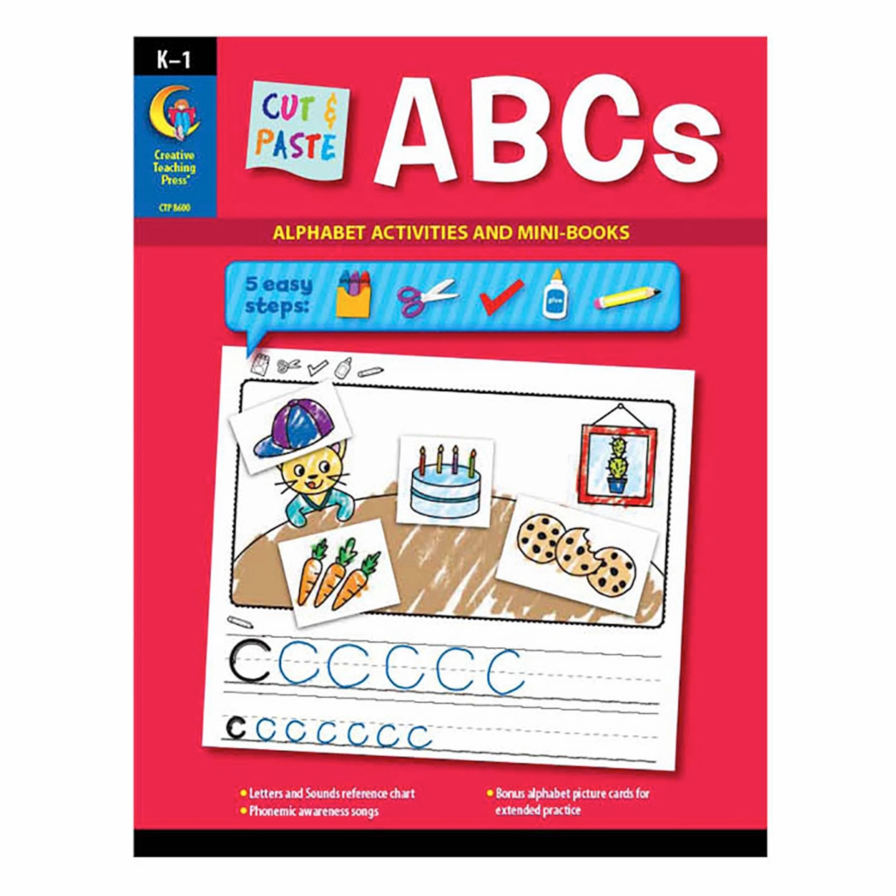 Creative Teaching Press Cut & Paste ABCs & Sight Words Learning Set
