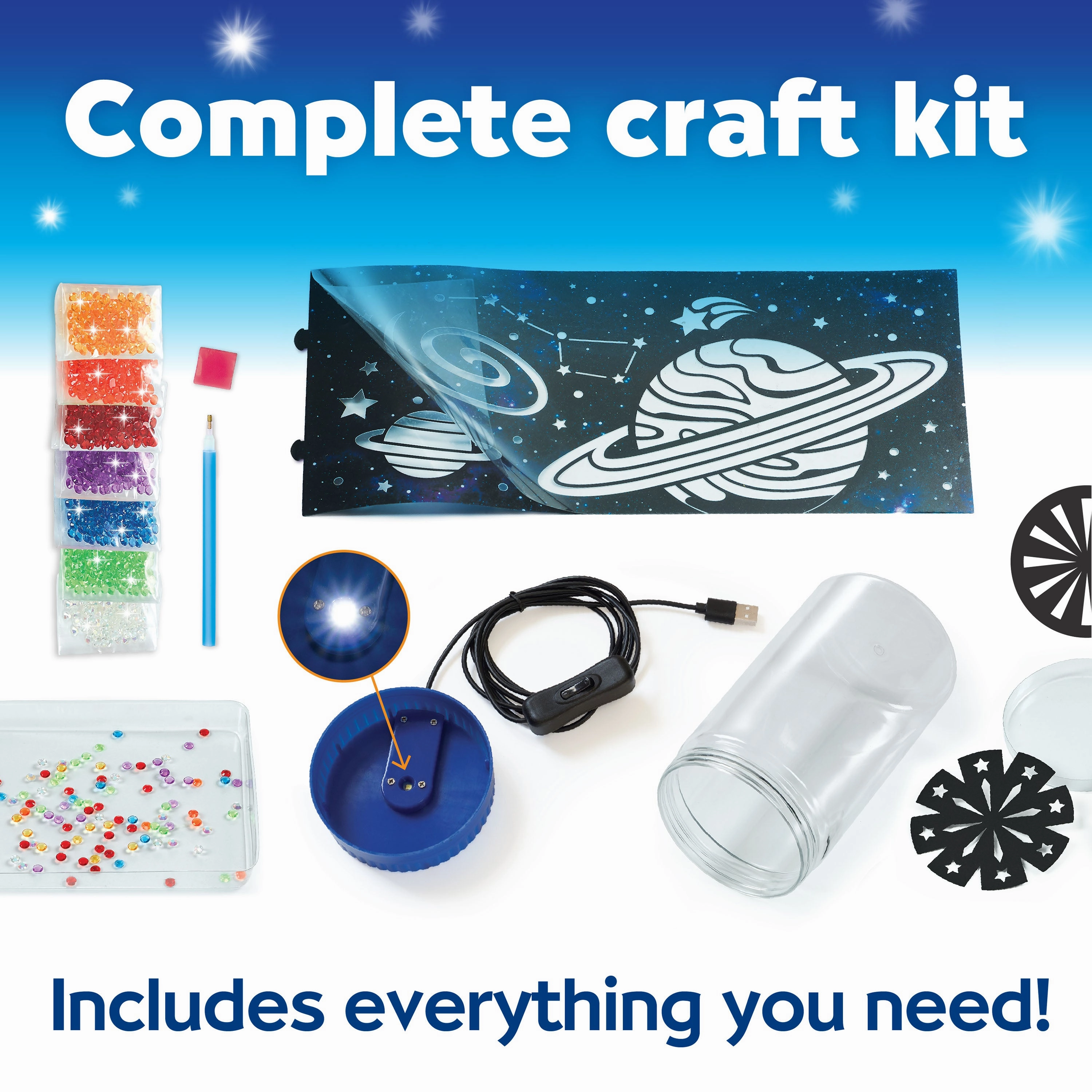 Creativity for Kids Big Gem Diamond Painting Night Light Kit