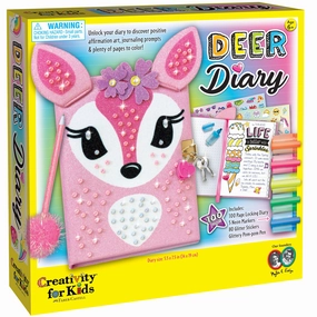 Creativity for Kids Deer Diary - Lockable Art and Craft Diary Kit