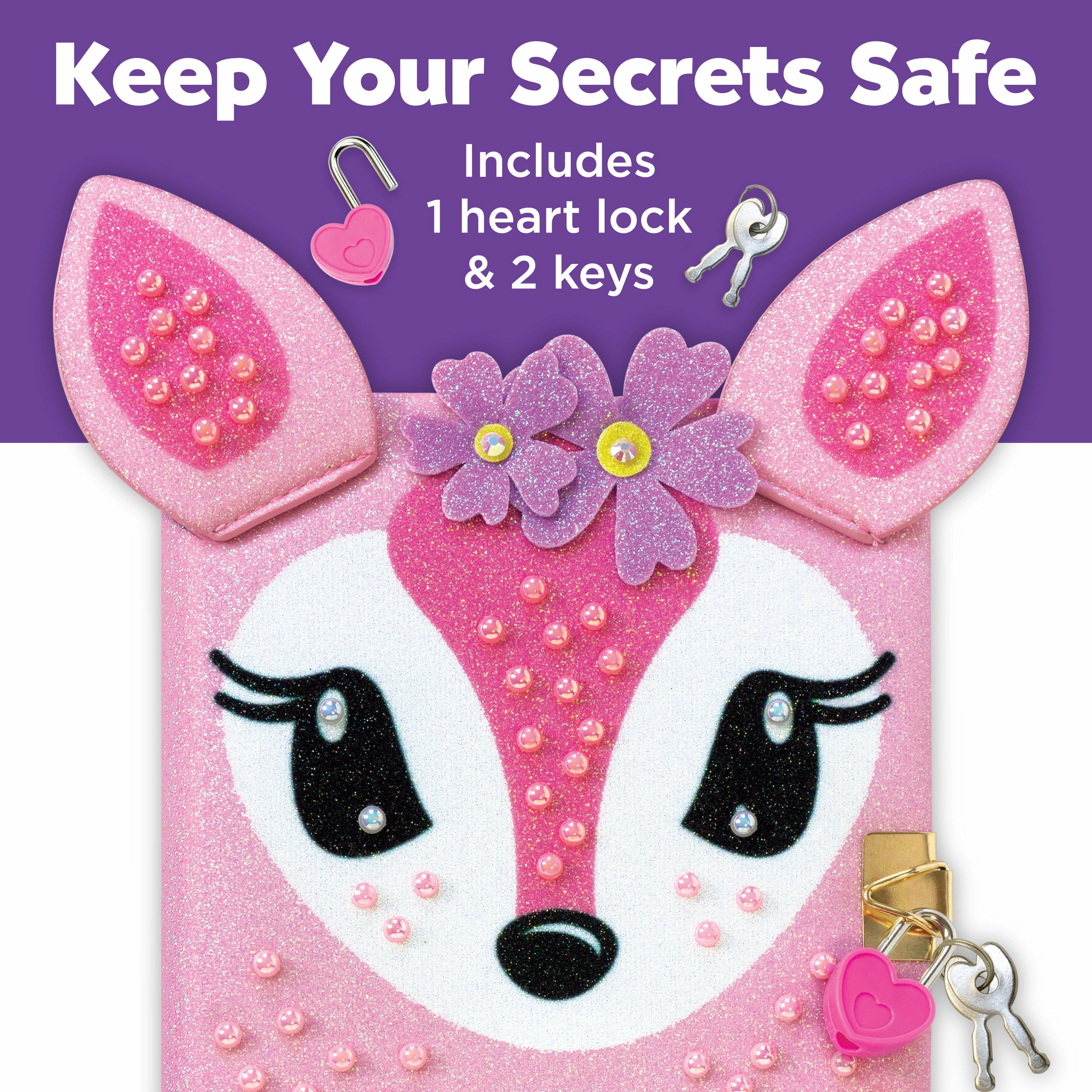 Creativity for Kids Deer Diary - Lockable Art and Craft Diary Kit