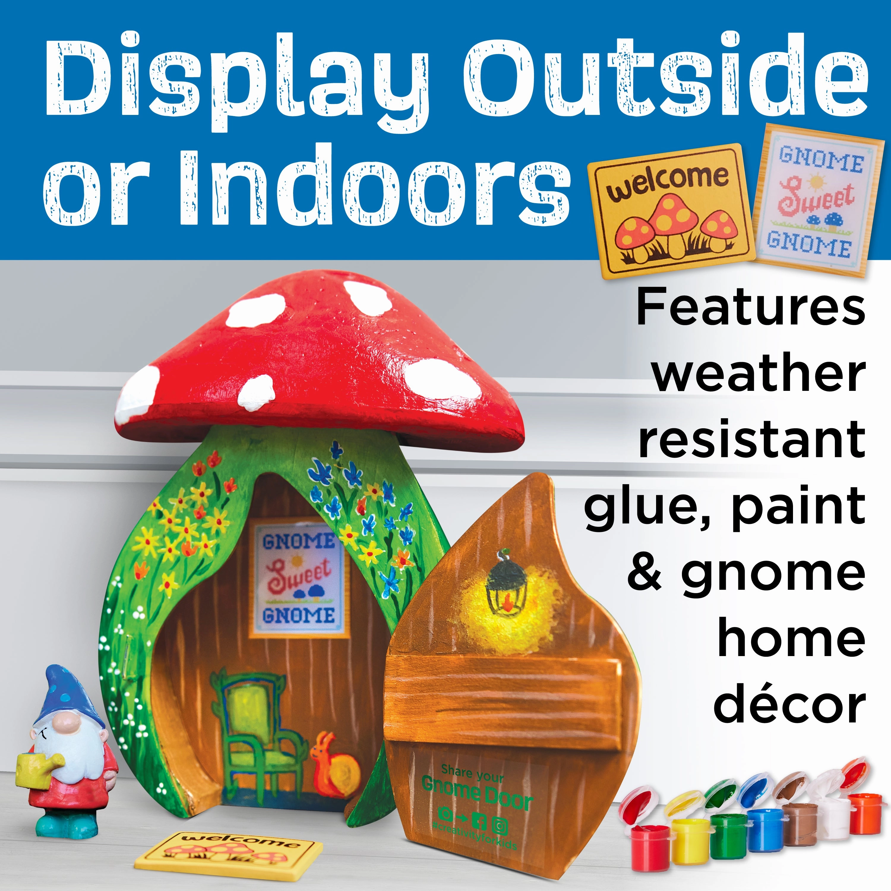 Creativity for Kids Enchanted Gnome Garden Door Craft Kit