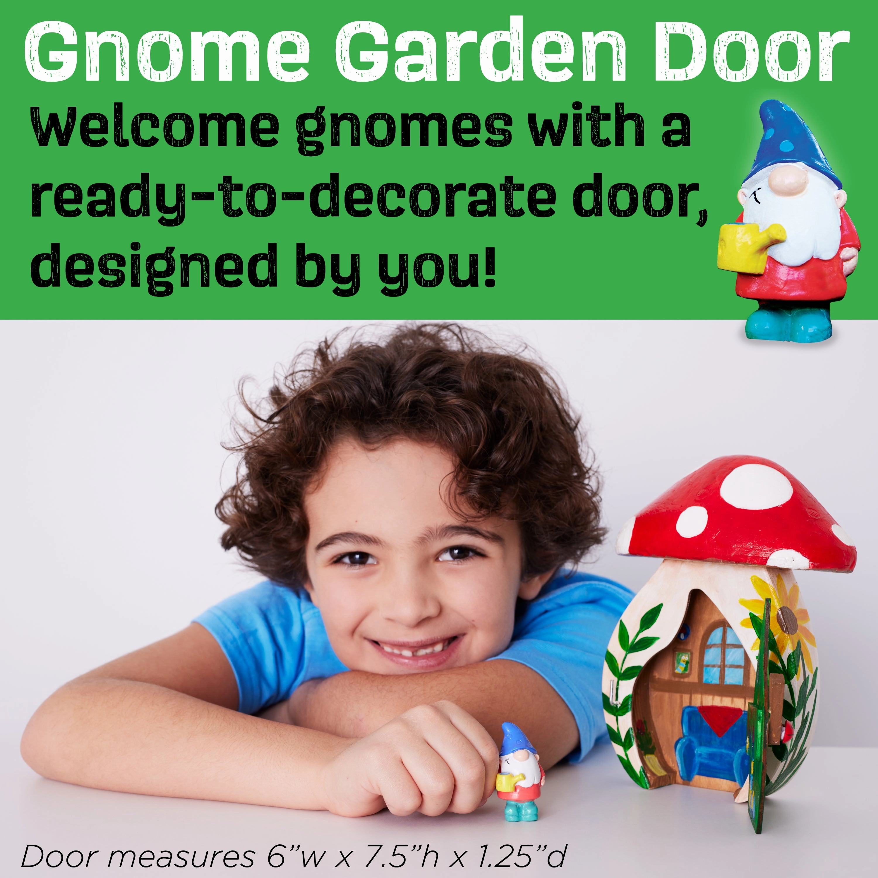 Creativity for Kids Enchanted Gnome Garden Door Craft Kit