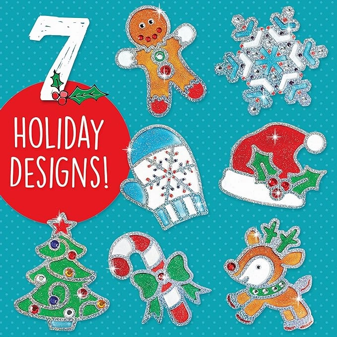 Creativity for Kids Holiday Easy Sparkle Window Art Kit - Glitter Paint