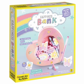 Creativity for Kids Positivity Heart-Shaped Happiness Bank Kit